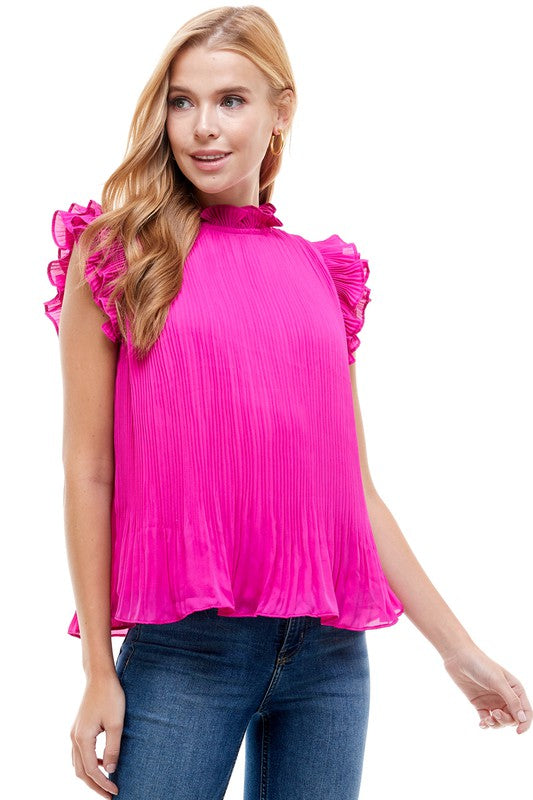 Dionne Pleated Top