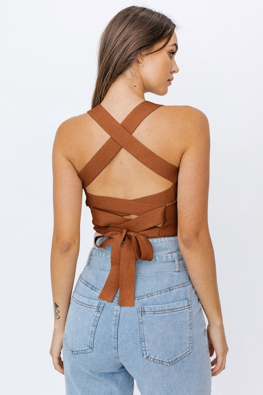 Crossing Paths Crop Top