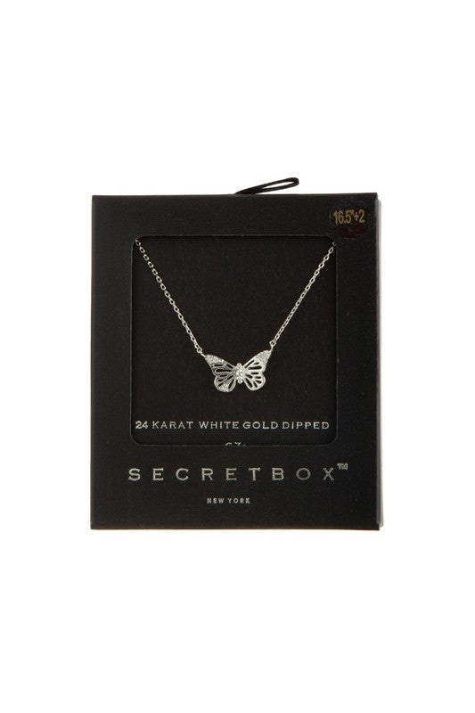 Cubic Butterfly Necklace