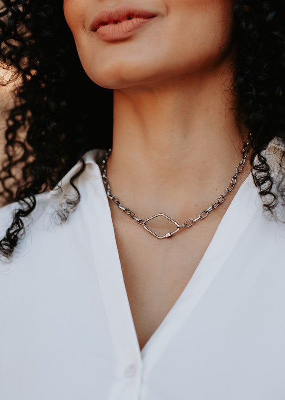 Rhombus Chain Necklace