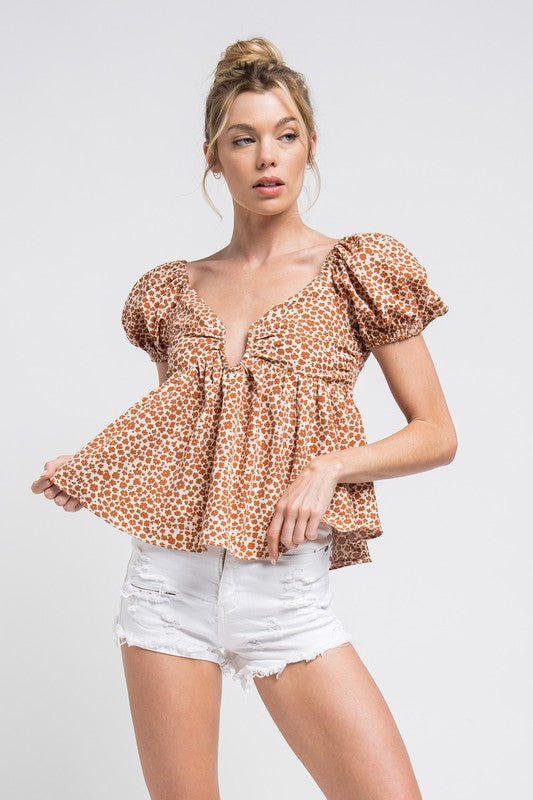 Miriam Floral Top