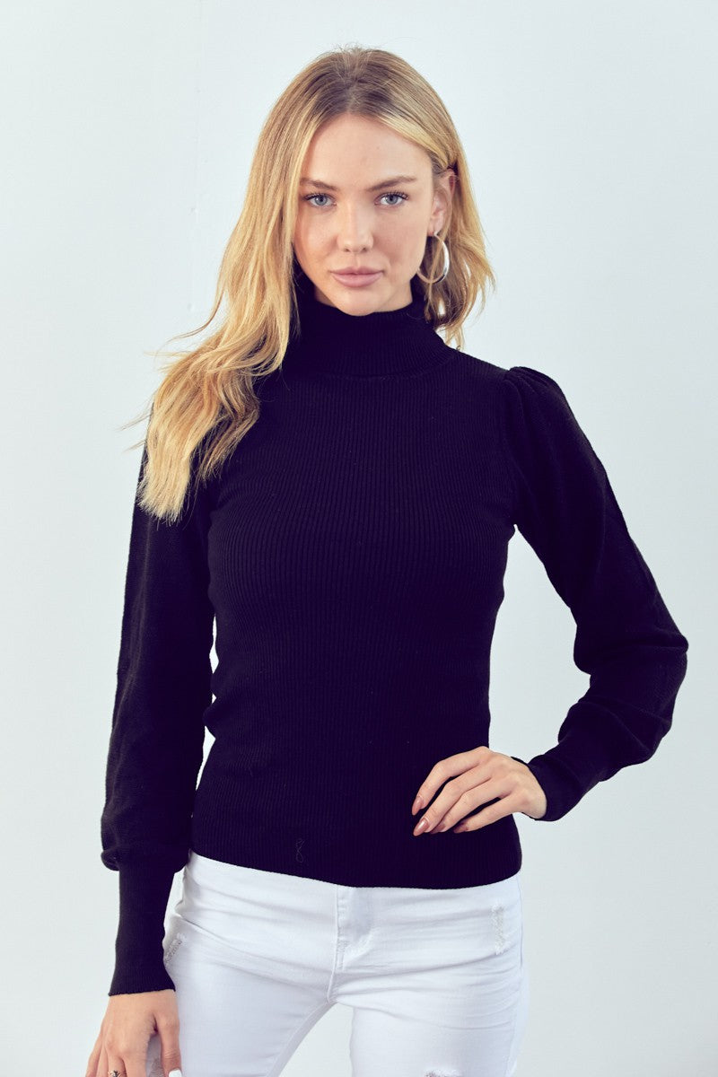 Perfect Combo Ribbed & Texture Sweater Top