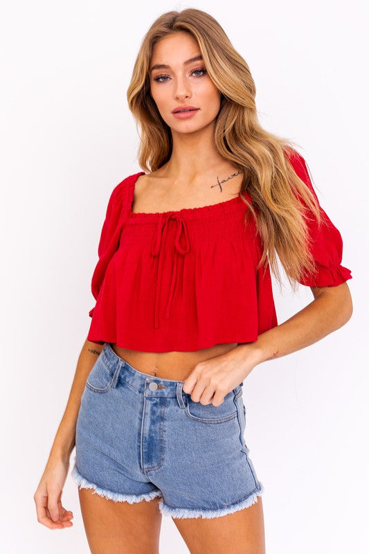 Chantale Square Neck Top