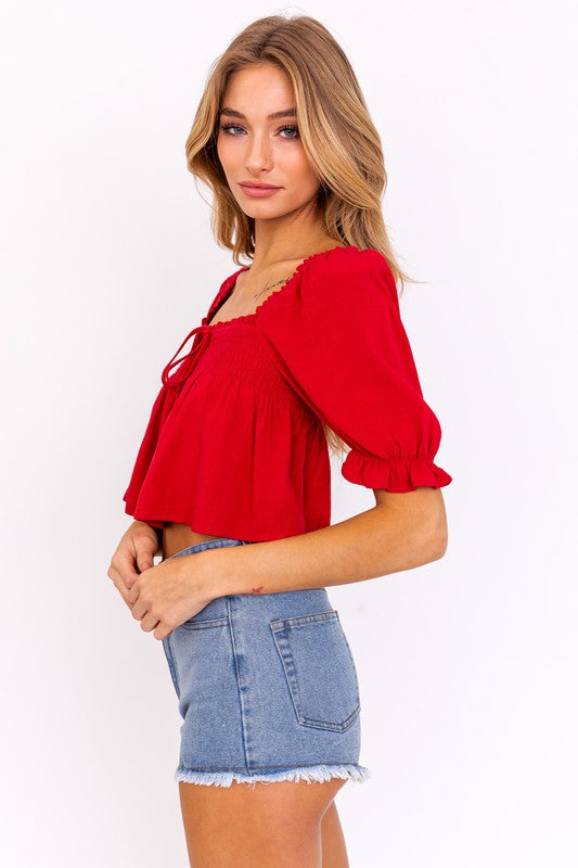 Chantale Square Neck Top