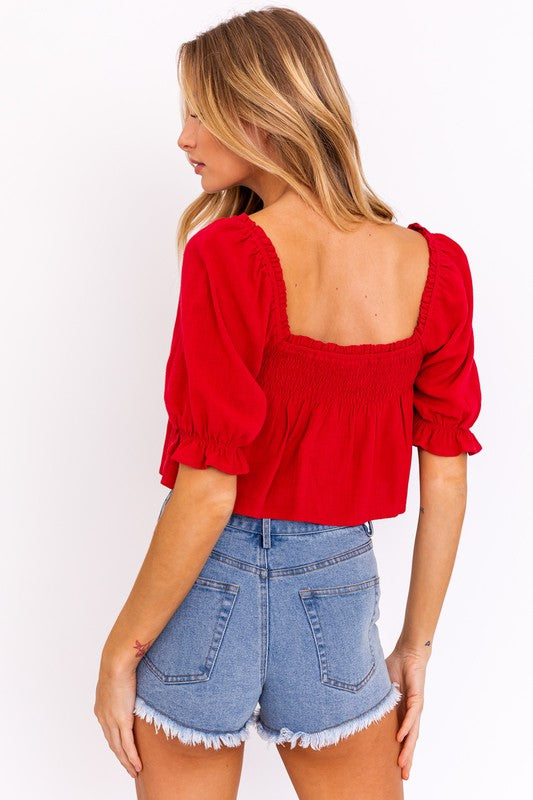 Chantale Square Neck Top