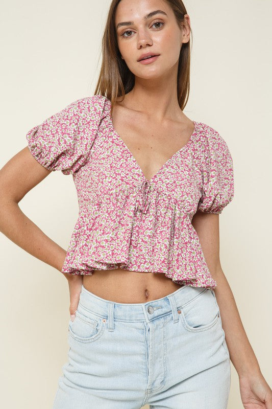 Zana Floral Top