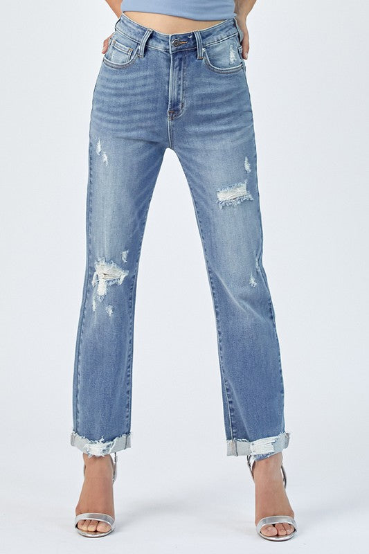 Hampton High Rise Vintage Straight Leg Jean