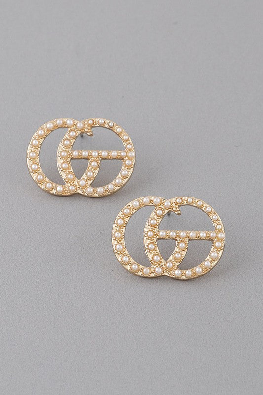 Gia Geometric Stud Earring