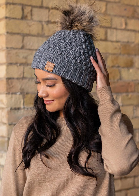 Riley Pom Beanie