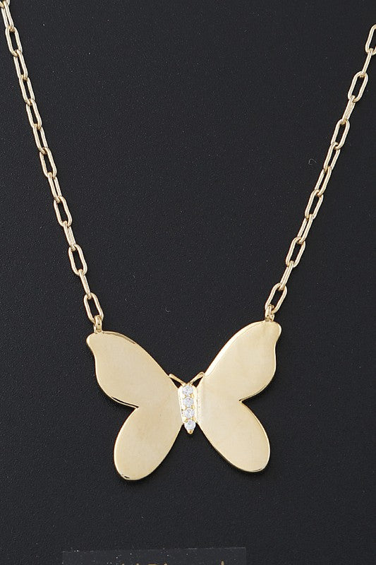 Lulu Butterfly Pendant Necklace
