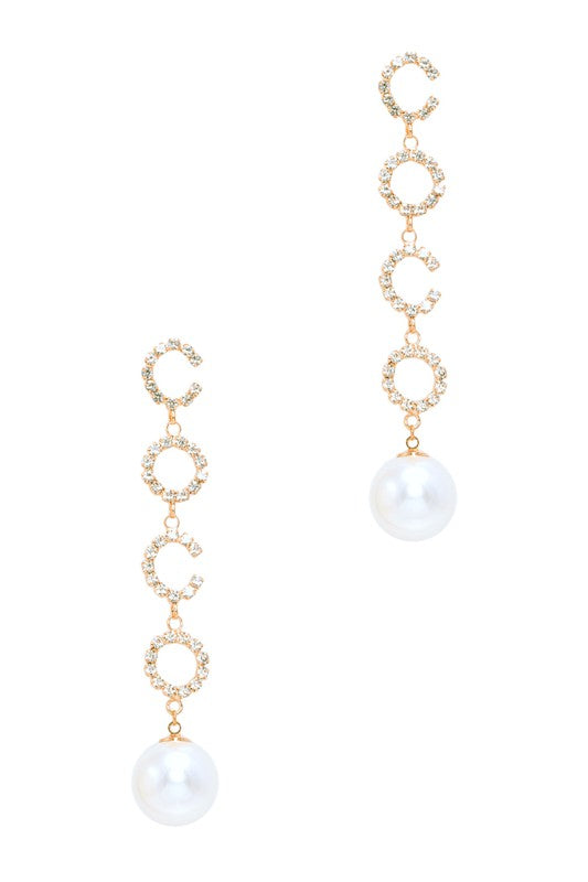 Coco Pearl Drop Earring