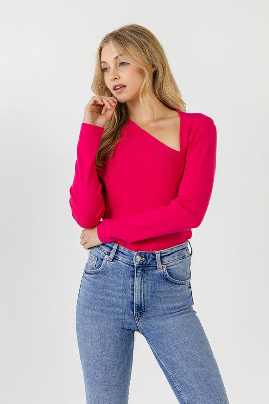 Caylee Deep Cut Top