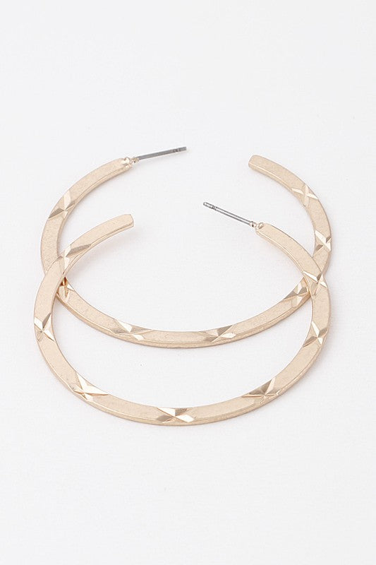 Jada Metal Hoop Earring