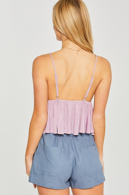 Taylor Peplum Tank