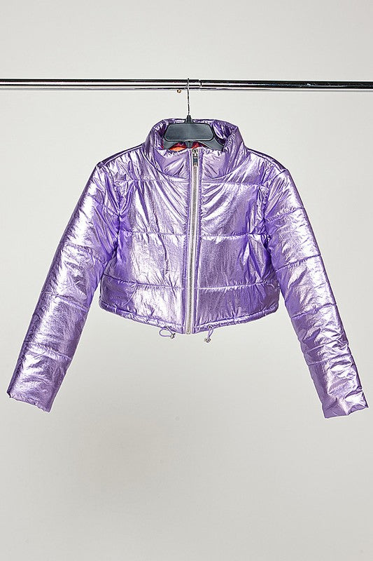 Hologram Puffer Jacket