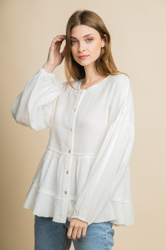 Vida Gauzy Blouse