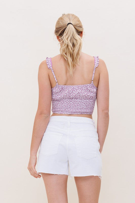 Beatrix Floral Crop Top