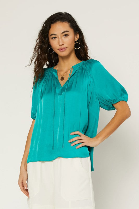 Casey Satin Top