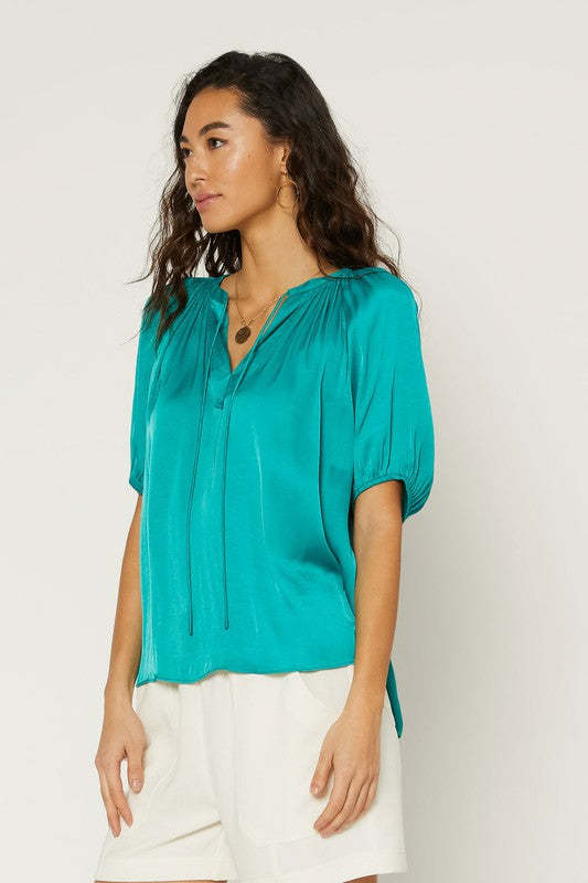 Casey Satin Top