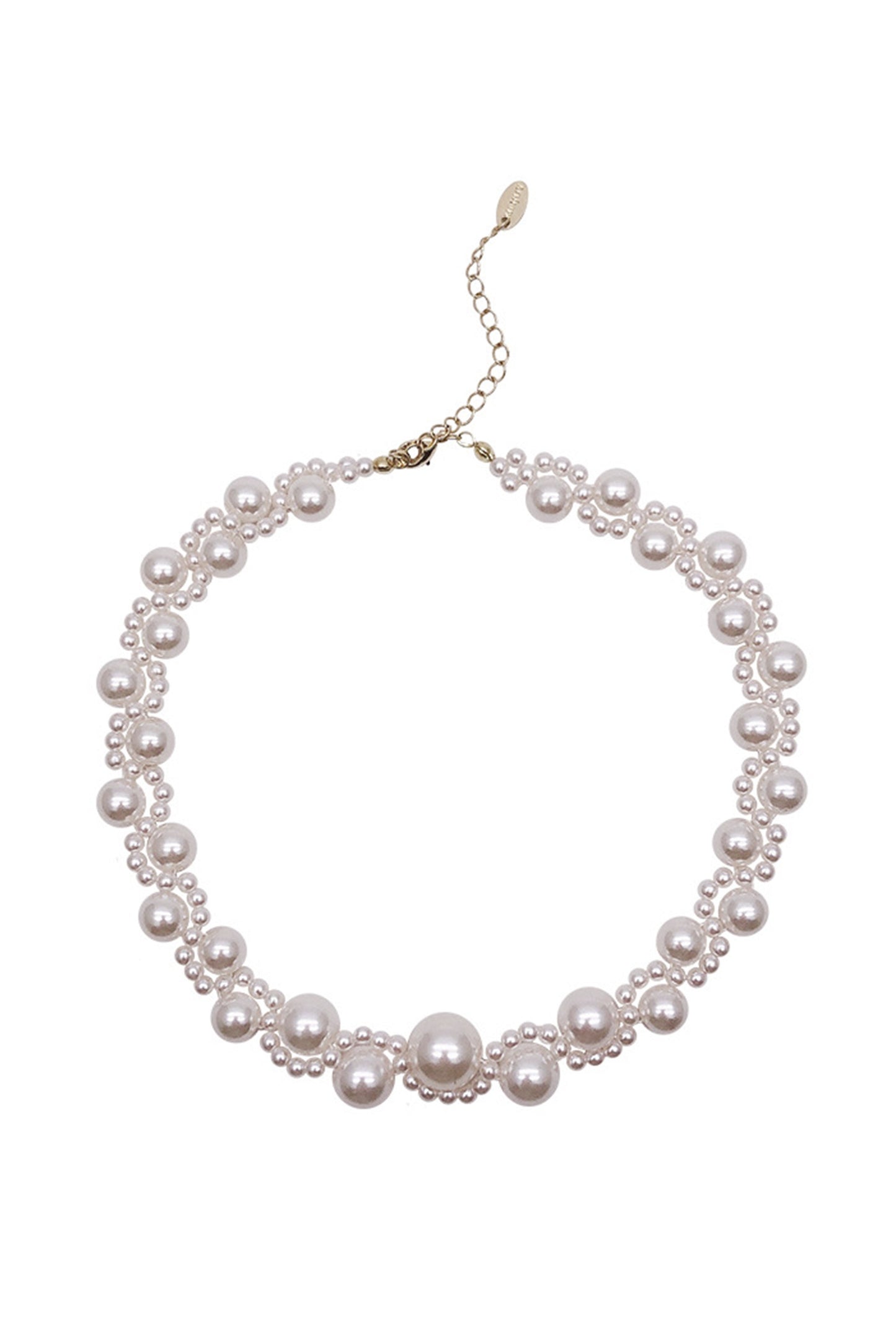 Tallia Pearl Choker Necklace