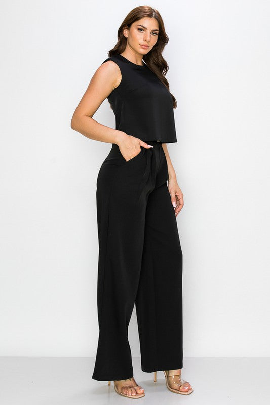 Surreal High Rise Wide Leg Pant