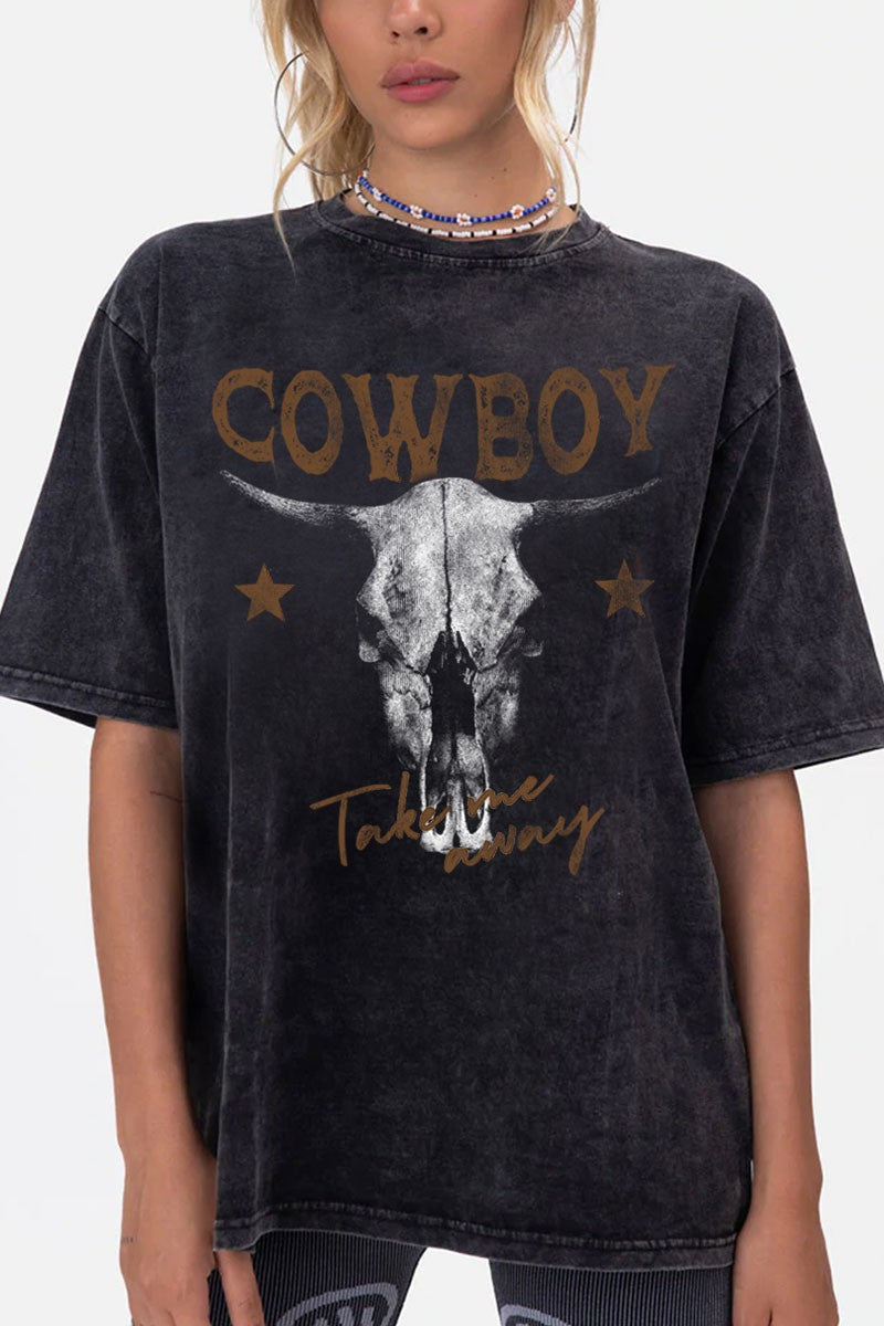 Take Me Away Cowboy Short Sleeve Tee