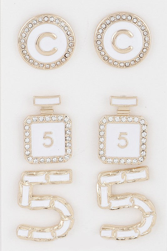 Luxury C5 Earring Set