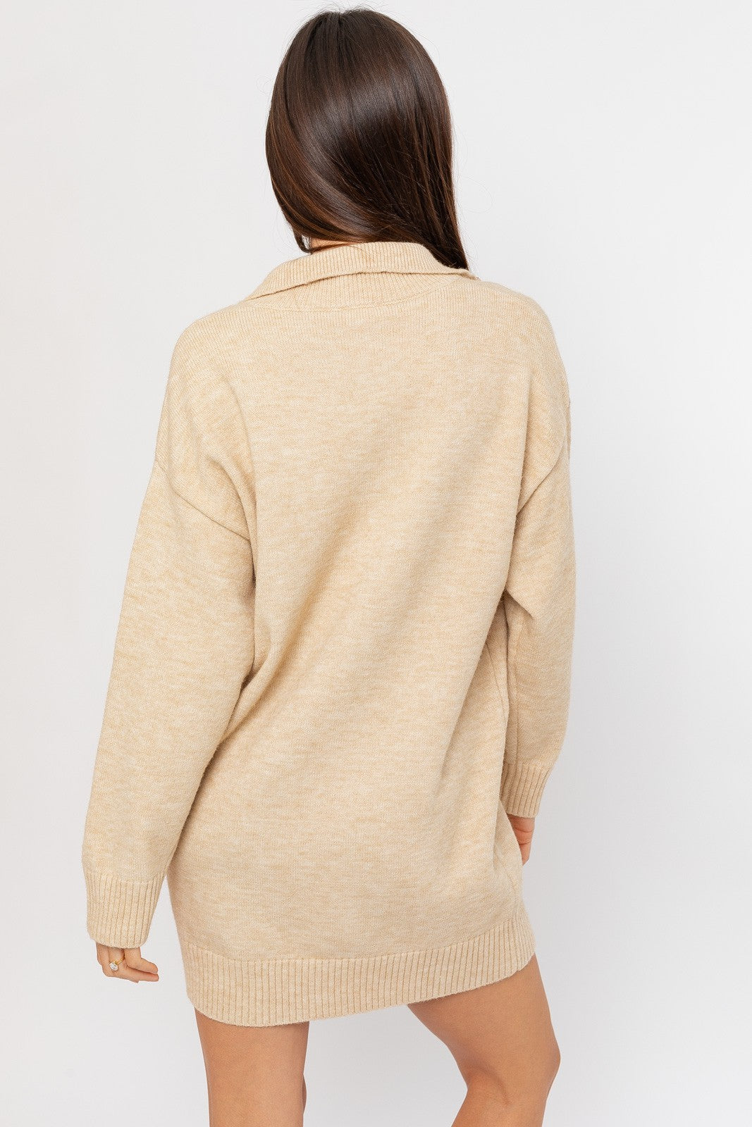 Dalton Half Zip Sweater Dress