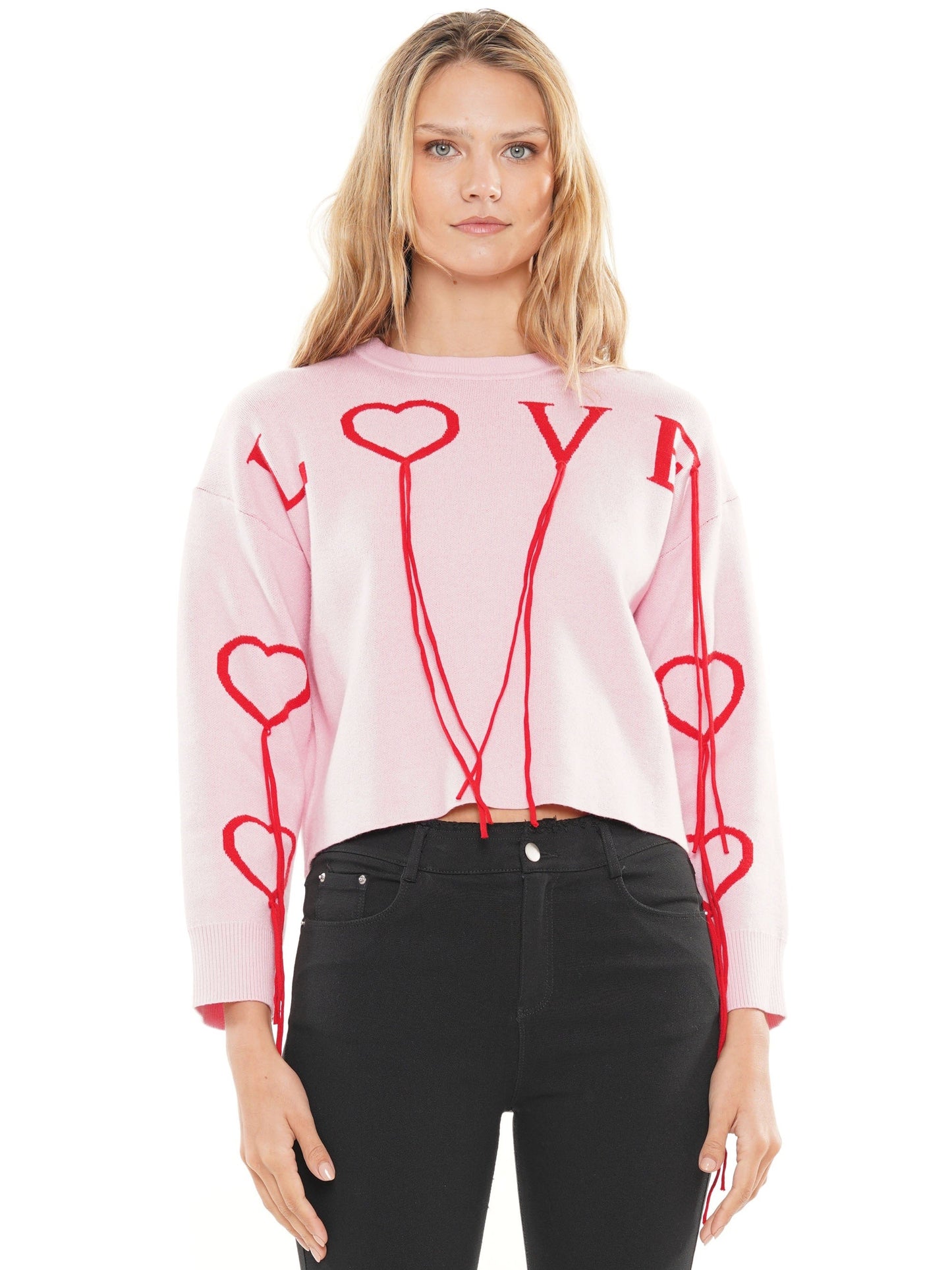 LOVE Heart Laces Sweater
