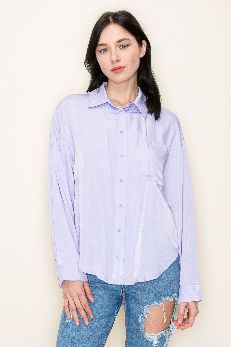 Morning Periwinkle Long Sleeve Shirt