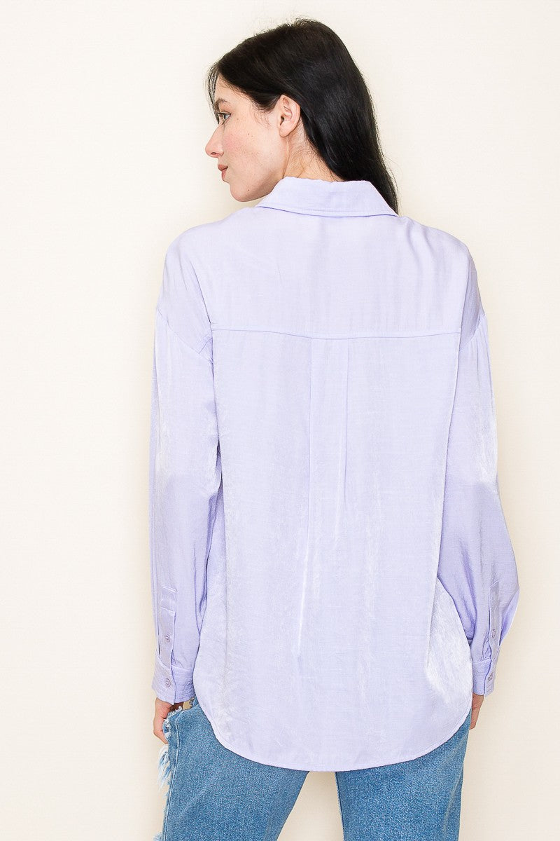 Morning Periwinkle Long Sleeve Shirt