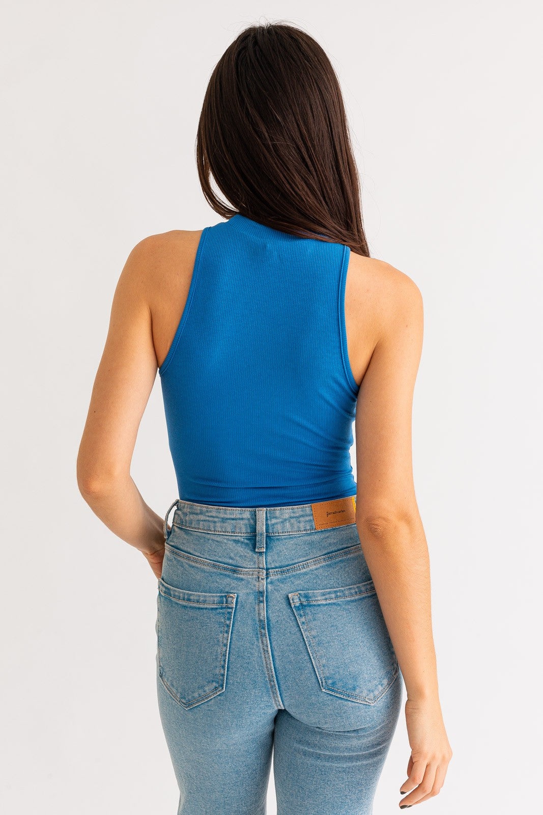 Lara Sleeveless Ribbed Bodysuit