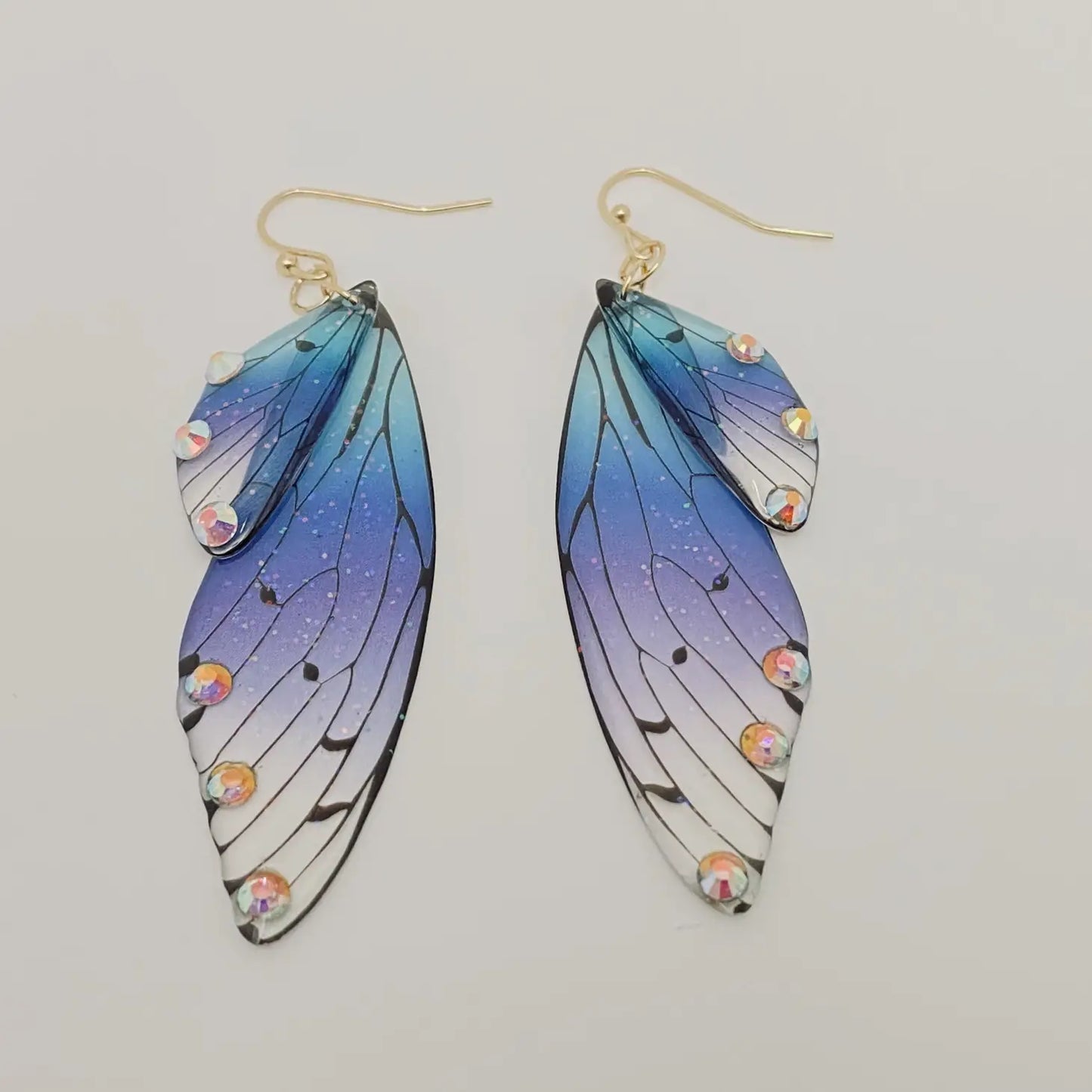 Fly Gradient Cicada Butterfly Wings Earring