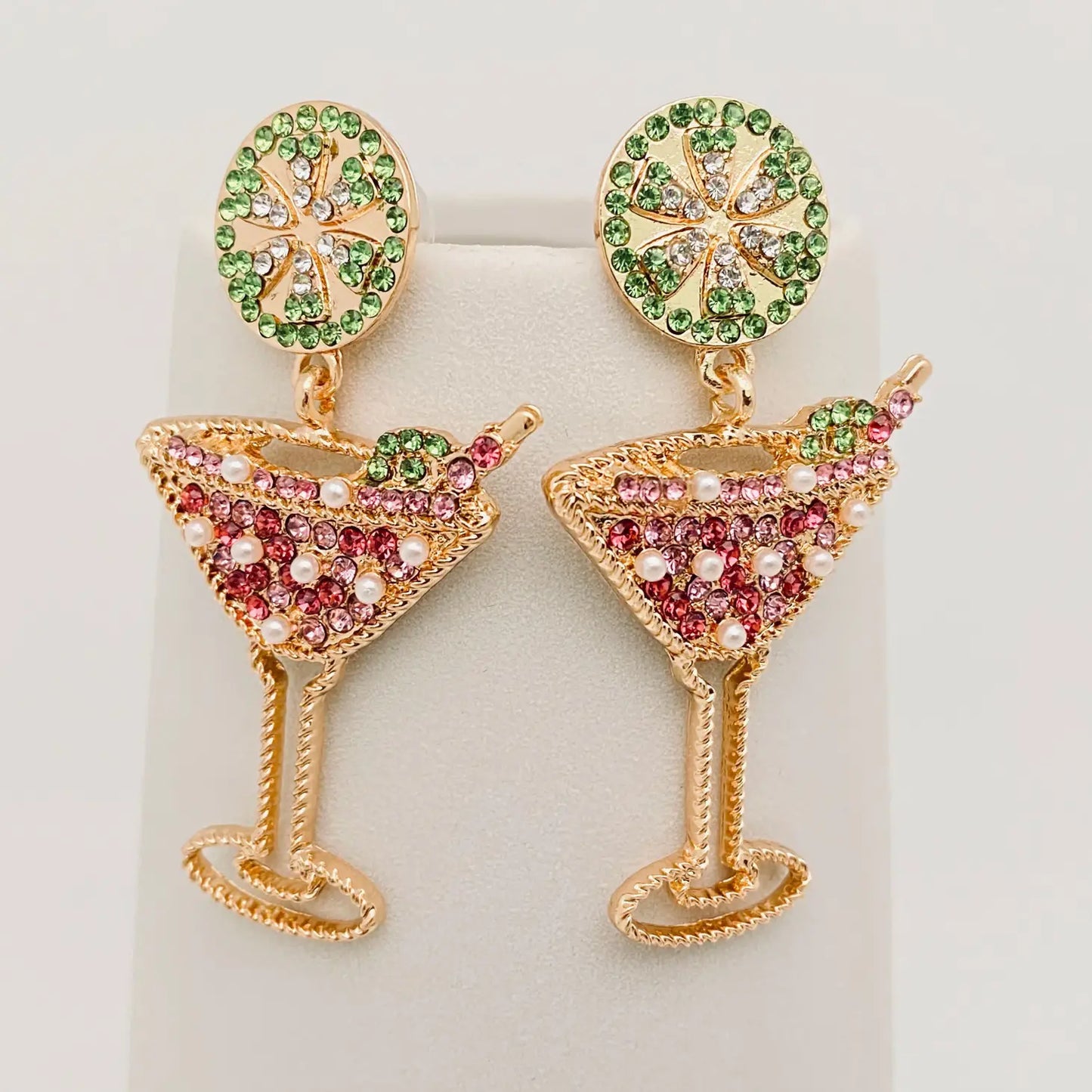 High Wine Glass Earring