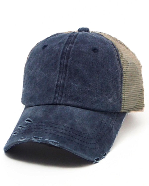 Pigment Dyed Mesh Cap