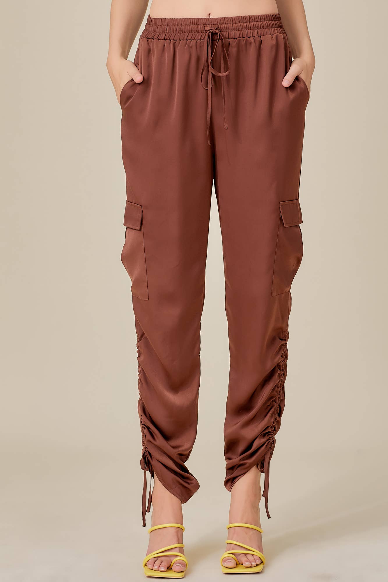 Nelly Ruched Cargo Pant
