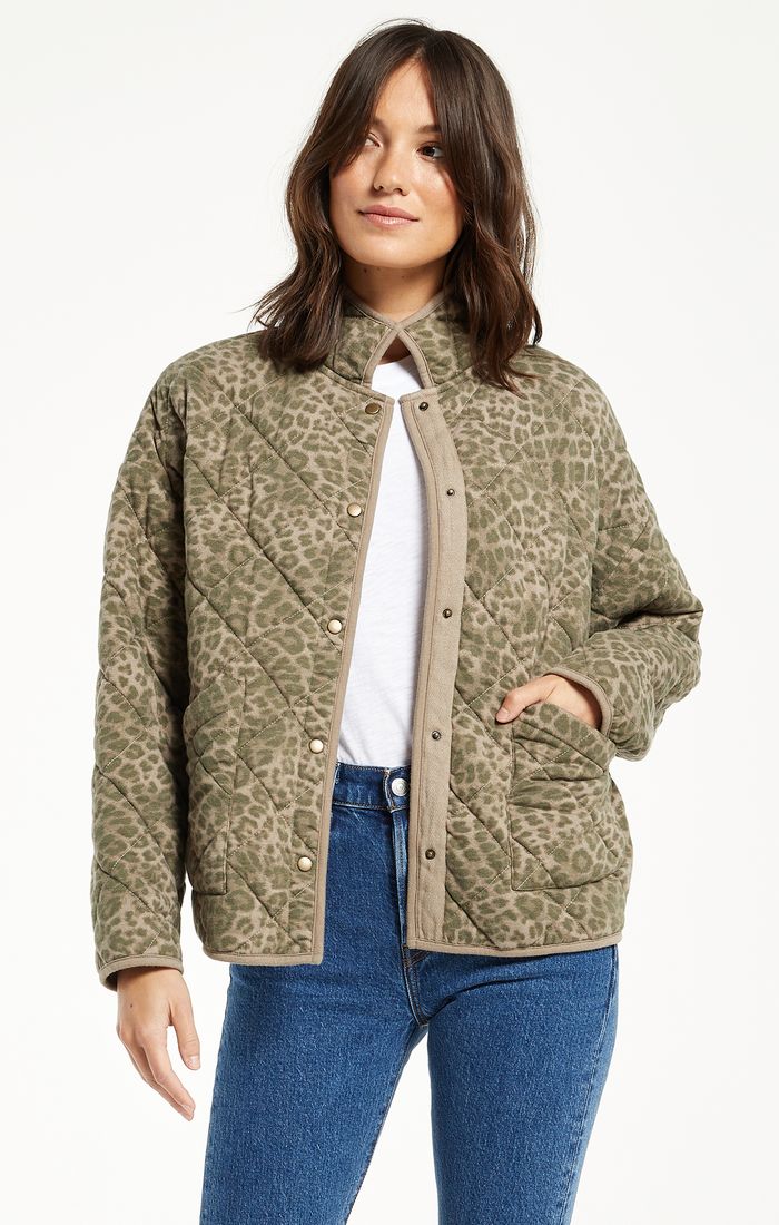 Z Supply Maya Leopard Jacket