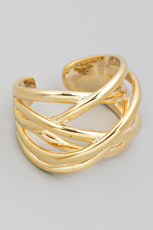 Metallic Fashion Ring