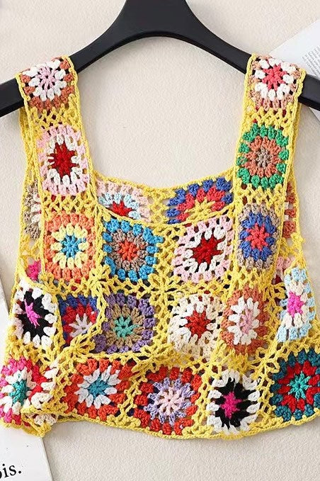 Carley Crochet Crop Top