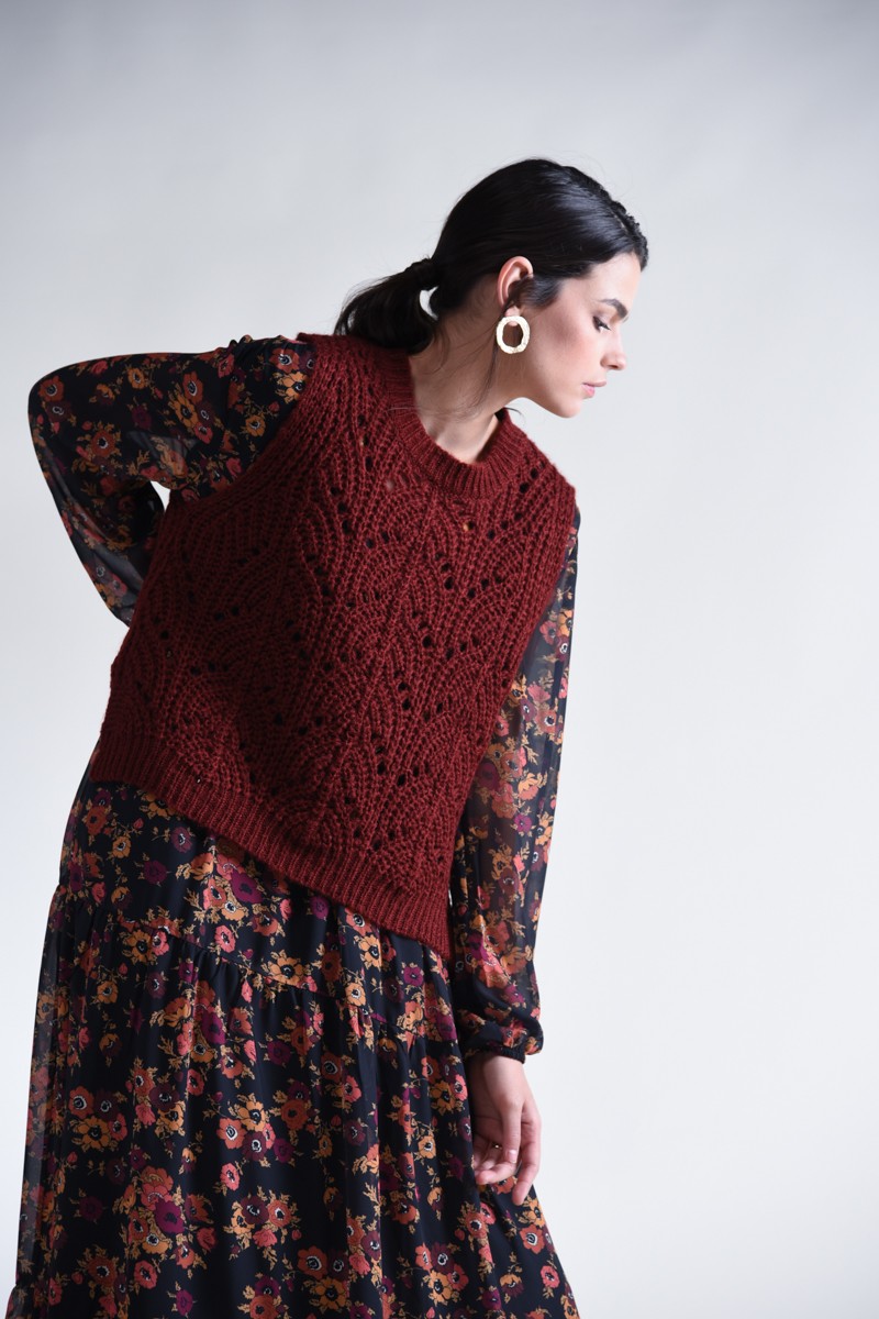 Molly Bracken Knit Sweater Vest