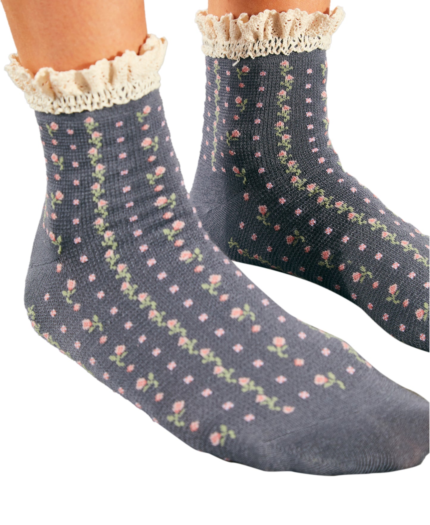 Free People Rosebud Waffle Knit Ankle Sock