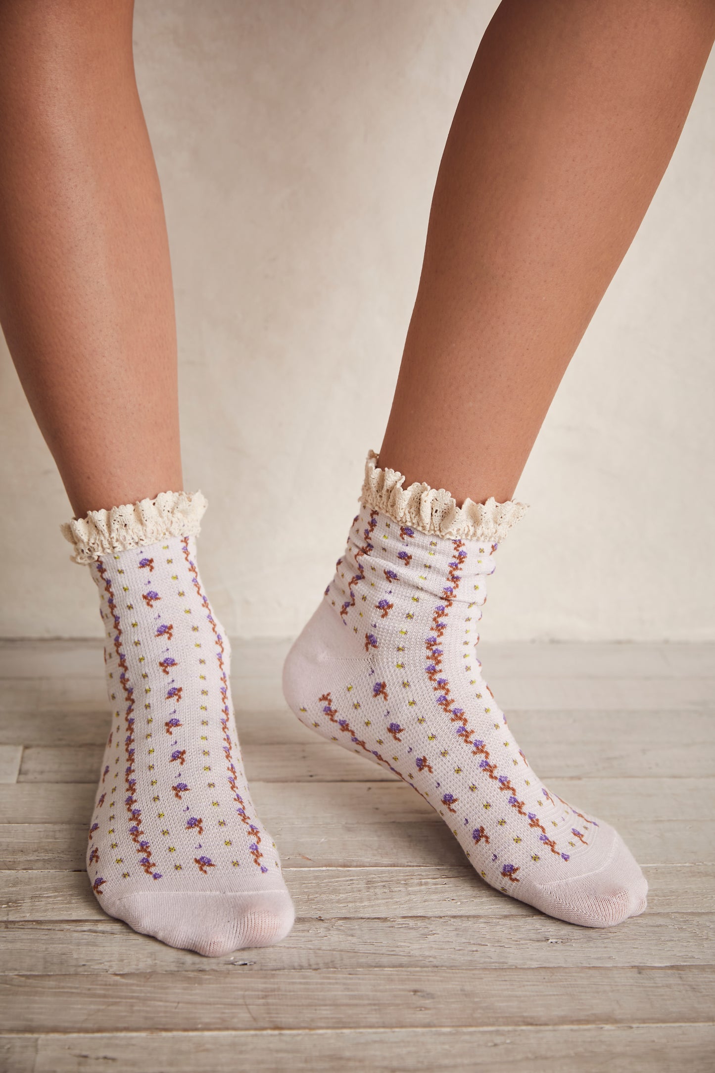 Free People Rosebud Waffle Knit Ankle Sock