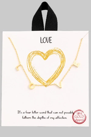 Love Charm Necklace