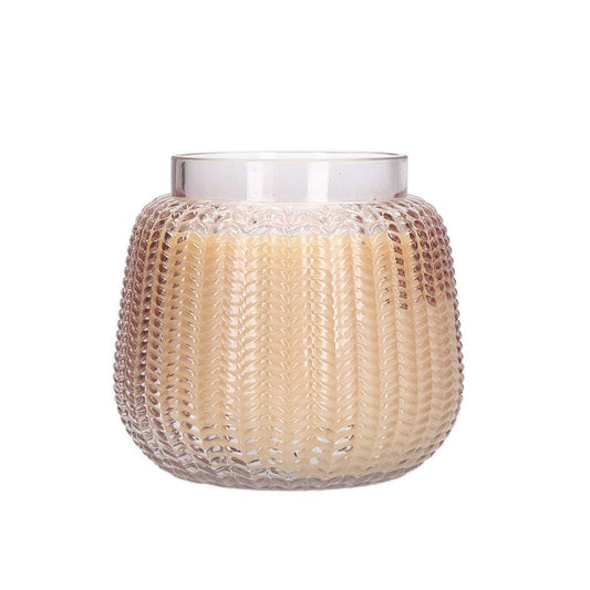 Bridgewater Textured Glass Candle