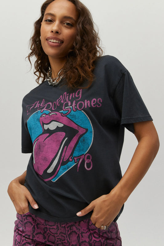 Daydreamer Rolling Stones 78 Ticket BF Tee