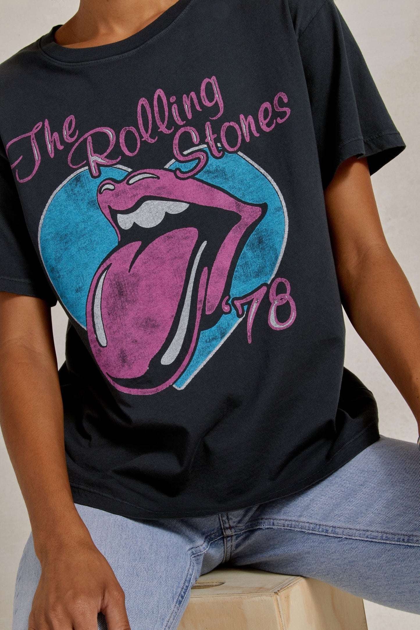 Daydreamer Rolling Stones 78 Ticket BF Tee
