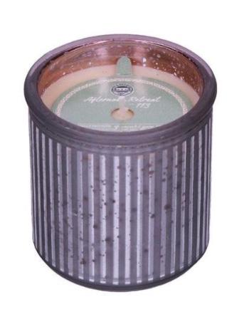Bridgewater Mercury Matte Striped Candle