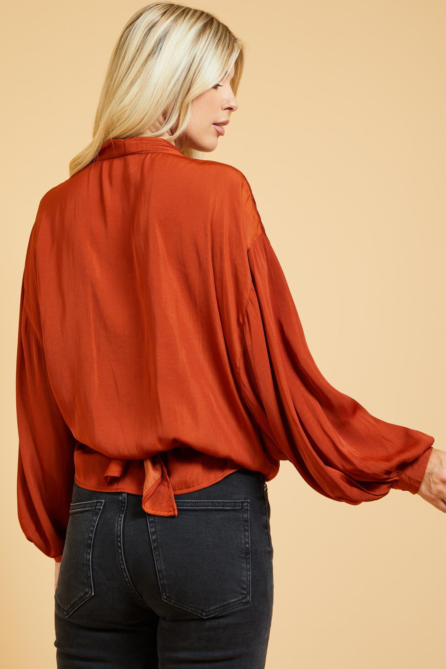 Reagen Wrap/Tie Front Top