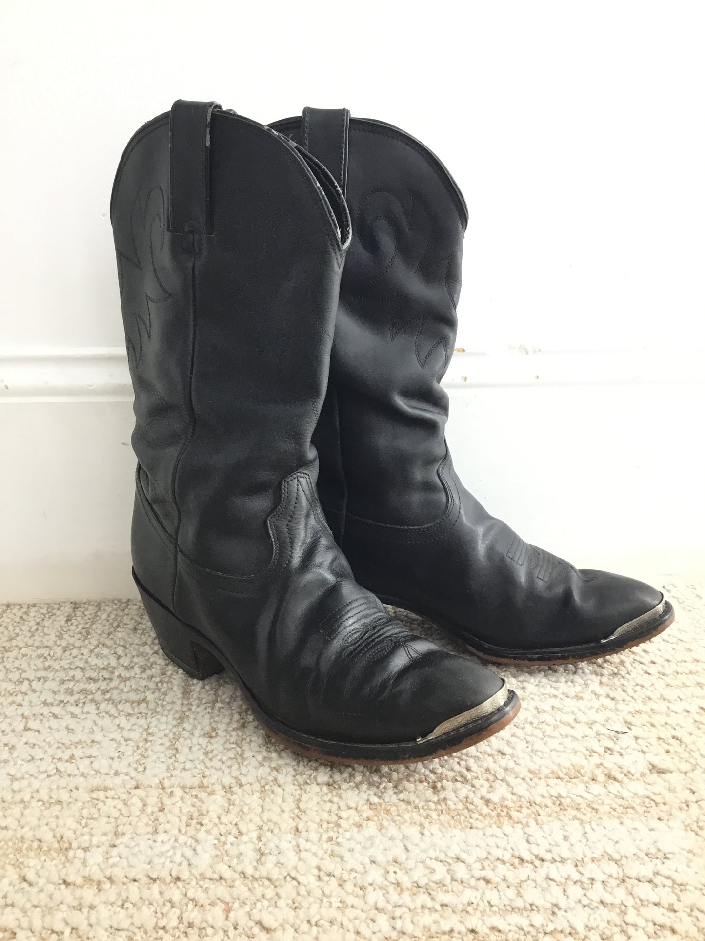 Libby Story Vintage Leather Durango Cowboy Boot