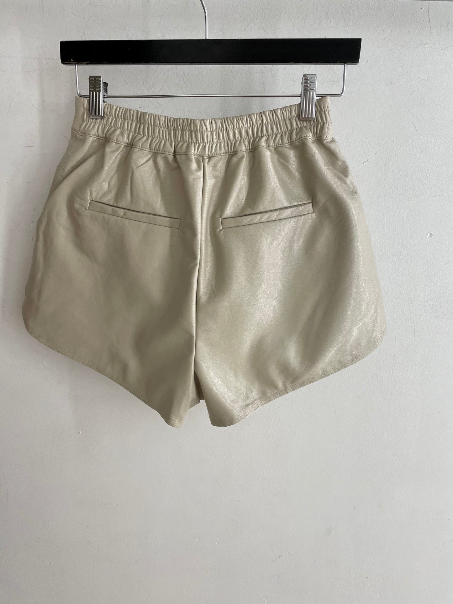 Janice Shiny PU Short